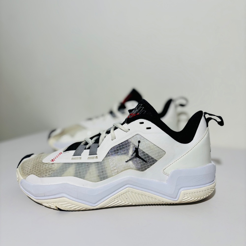 Men Nike Jordan One Take 4 Basketball Shoes Sail/Black/W Grey DZ3338-106 Size 8